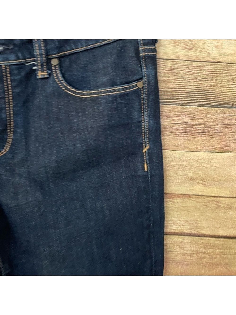 ANTHROPOLOGIE Holding Horses Women’s Dark Wash Straight Denim Jeans Size: 28 - Picture 7 of 8